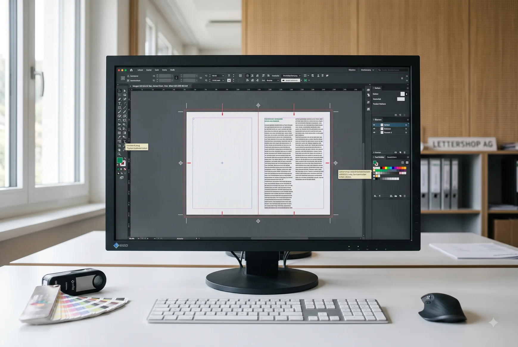 Layout und Reinzeichnung am Arbeitsplatz