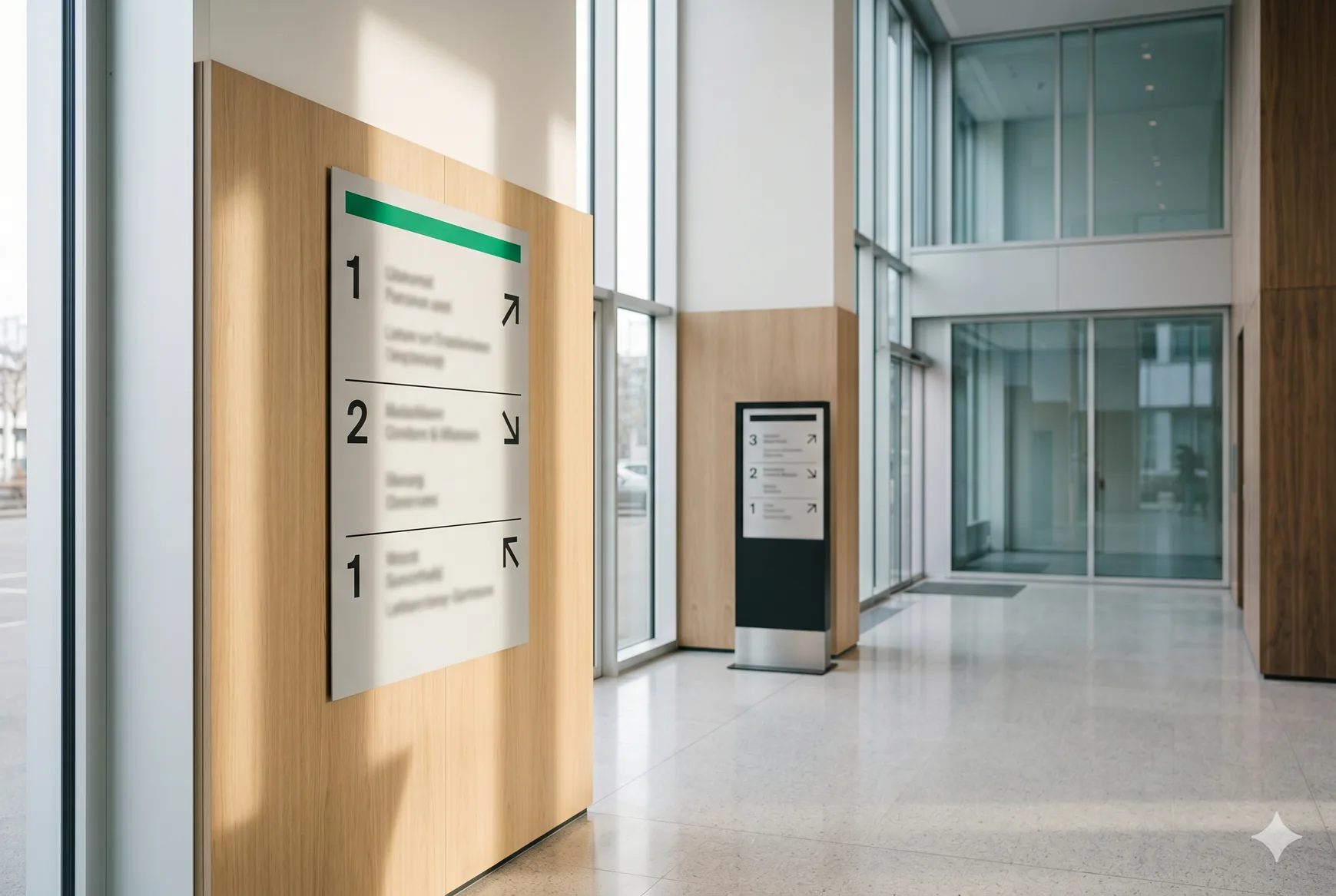 Signaletik – Orientierung mit Stil und System