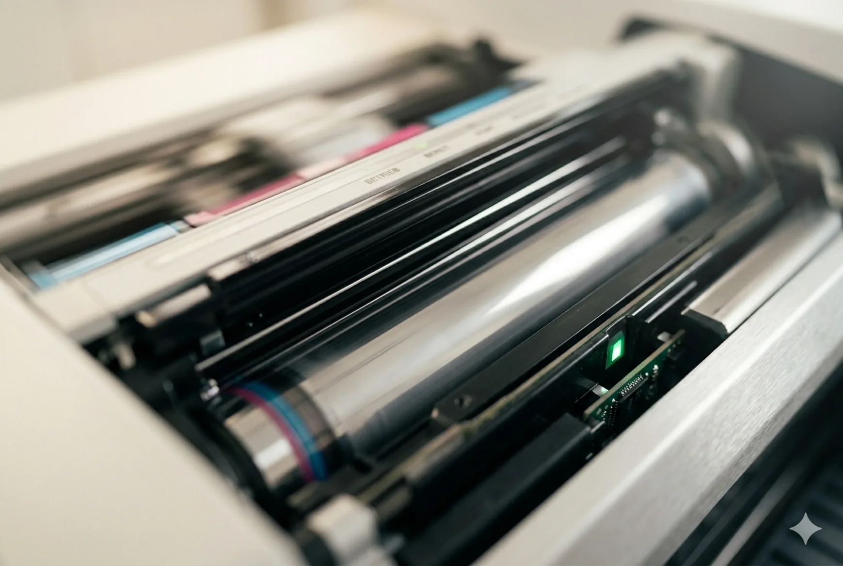 Broschüren, Briefpapier und Papiermuster aus der Printproduktion