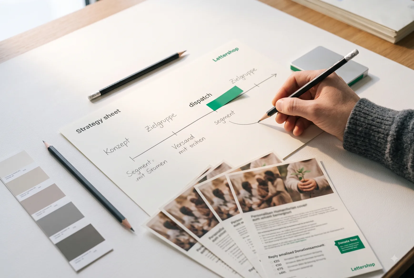 Strategy Sheet für die Planung einer Spendenkampagne